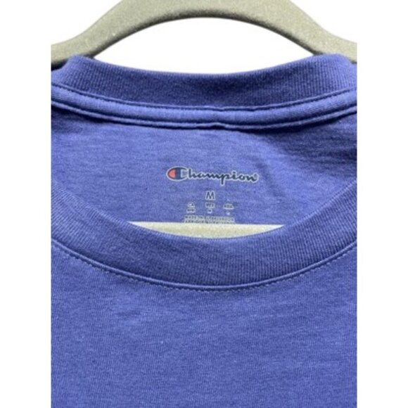 NWT Men’s Medium Blue Champion Athletics T-Shirt - Picture 3 of 7